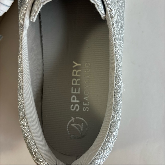 Sperry Crest Vibe Sneaker Shimmer Size 7.5 - Picture 9 of 11